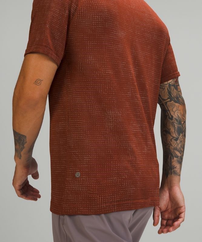Lululemon Metal Vent Tech T 2.0 Blast Herr Mintgröna Bruna | IGPX-59320