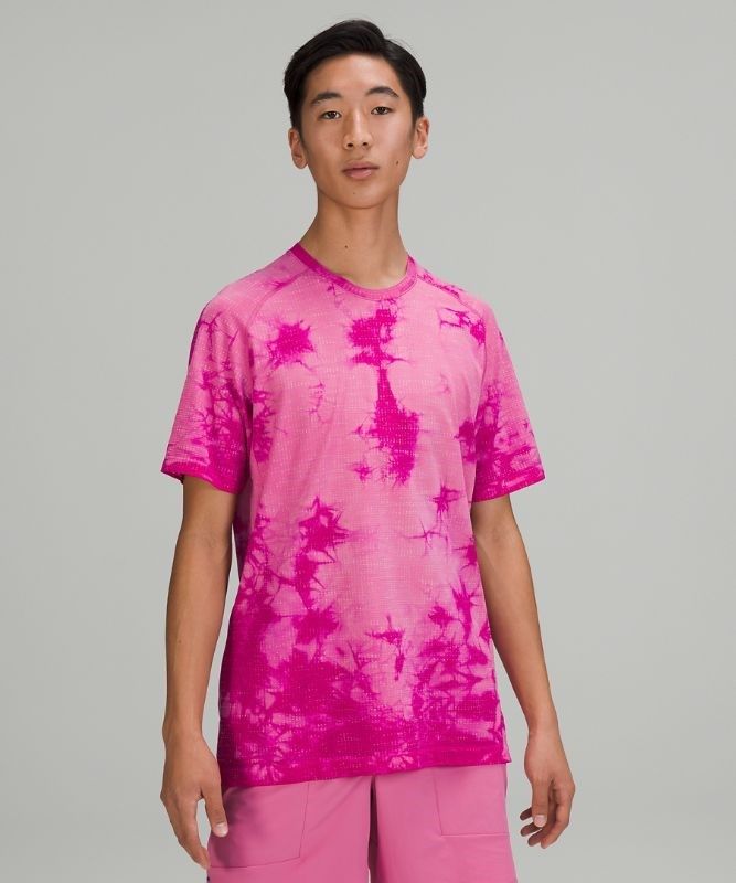Lululemon Metal Vent Tech T 2.0 Blast Herr Rosa | IDSM-41869