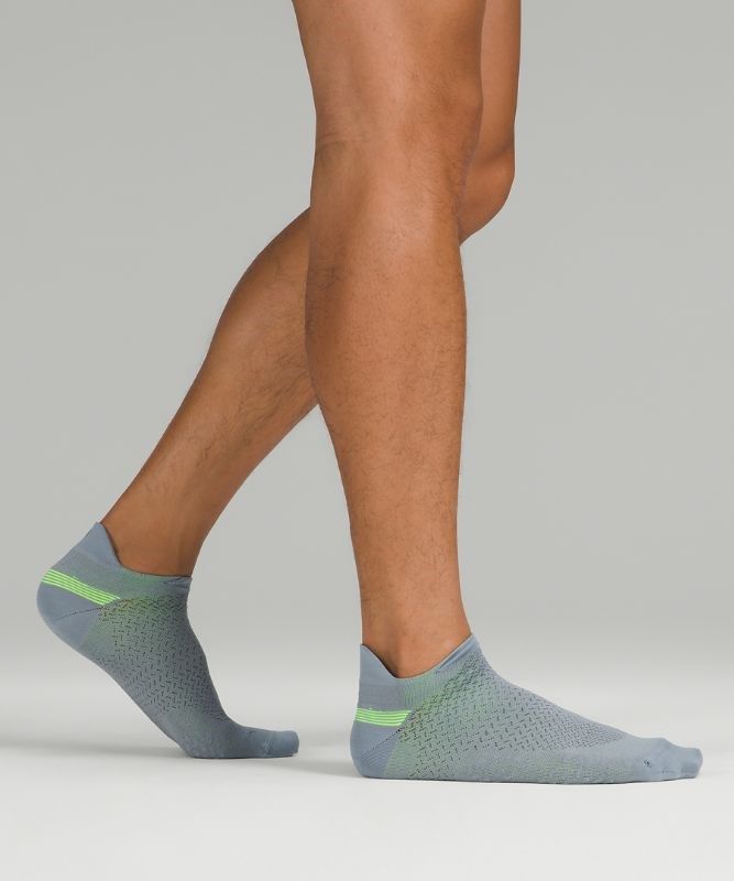 Lululemon MicroPillow Tab Running Sock Light Cushioning Strumpor Accessories Chambray | SENI-68437