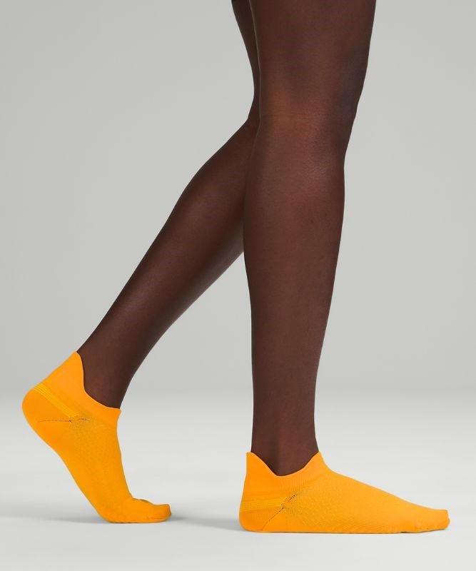 Lululemon MicroPillow Tab Running Sock Light Cushioning Strumpor Accessories Clementine | NKPI-89031