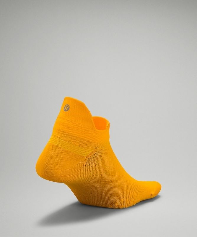 Lululemon MicroPillow Tab Running Sock Light Cushioning Strumpor Accessories Clementine | NKPI-89031