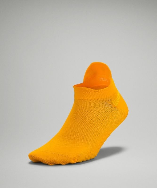 Lululemon MicroPillow Tab Running Sock Light Cushioning Strumpor Accessories Clementine | NKPI-89031