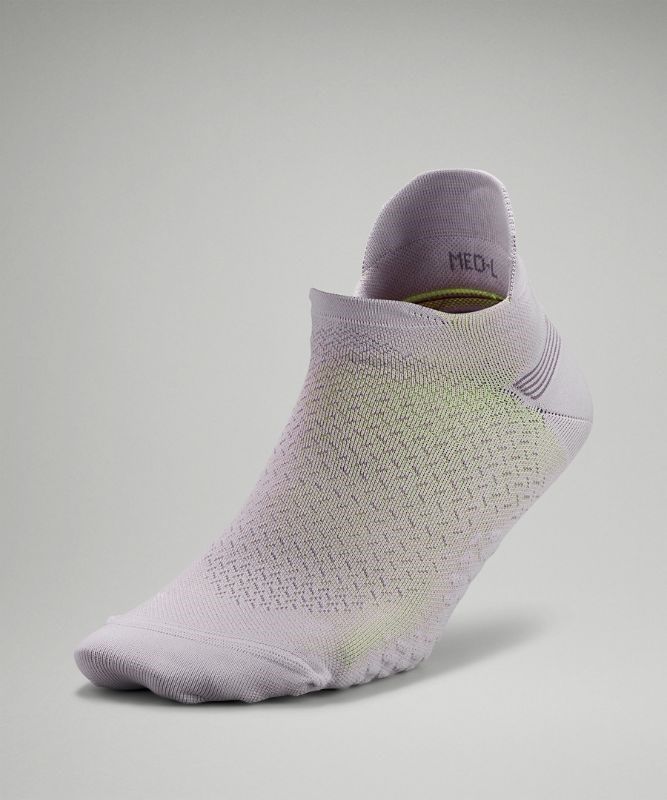 Lululemon MicroPillow Tab Running Sock Light Cushioning Strumpor Accessories Chrome | JHNP-85702