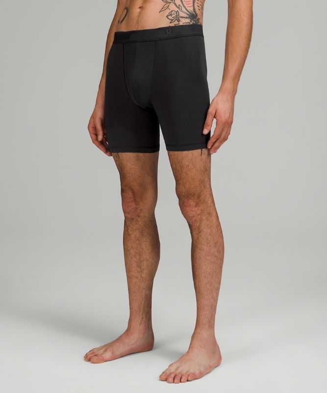 Lululemon Mixed Boxer 3 Pack Long Underkläder Herr Svarta Svarta Svarta | BITO-95682