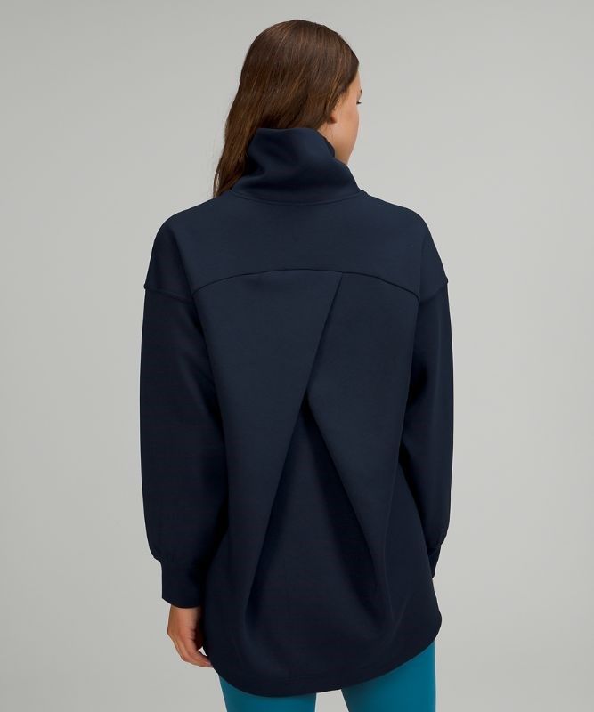 Lululemon Modal-Blend Turtleneck Tunic Tröjor Dam Marinblå | EBQI-04215