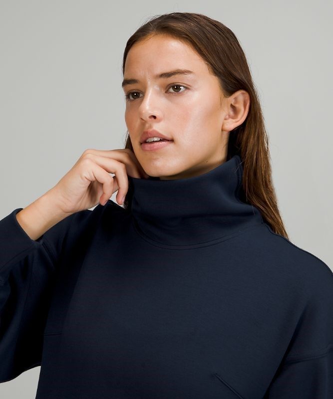 Lululemon Modal-Blend Turtleneck Tunic Tröjor Dam Marinblå | EBQI-04215