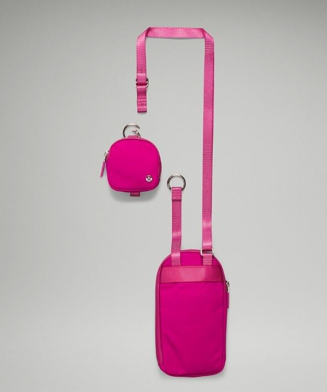 Lululemon Modular Phone Crossbody Bag Väskor Accessories Ripened Raspberry | RPBA-92063