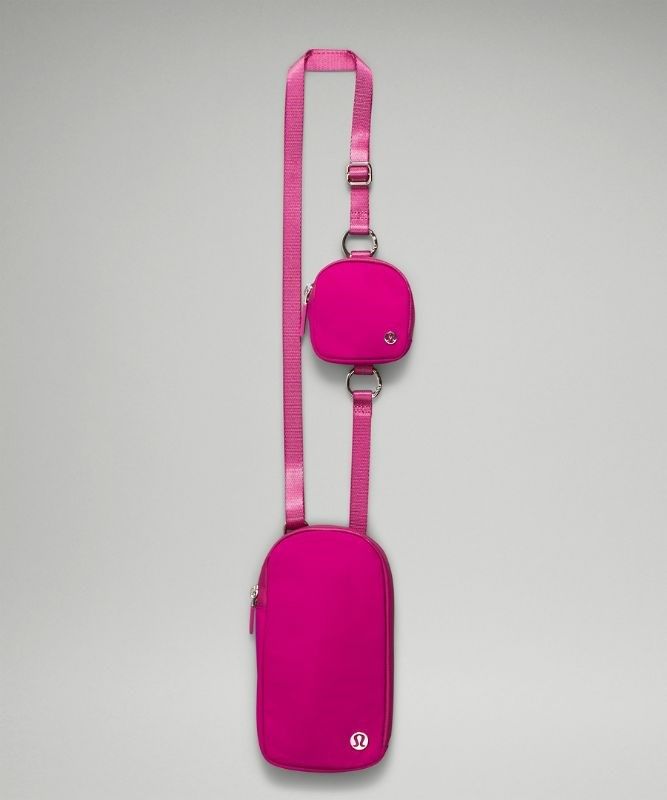 Lululemon Modular Phone Crossbody Bag Väskor Accessories Ripened Raspberry | RPBA-92063