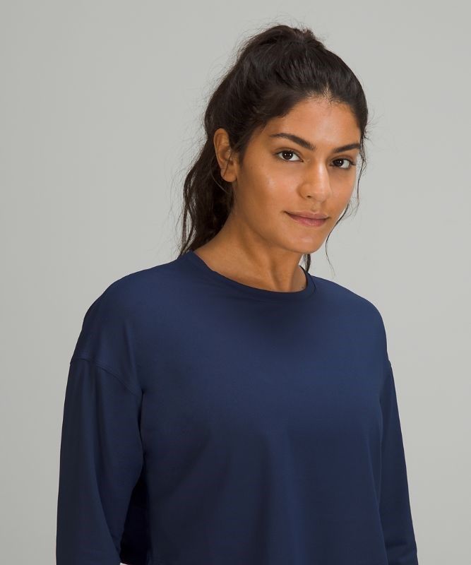 Lululemon Muscle Love Long Sleeve Blast Dam Night Sea | YDCR-05394