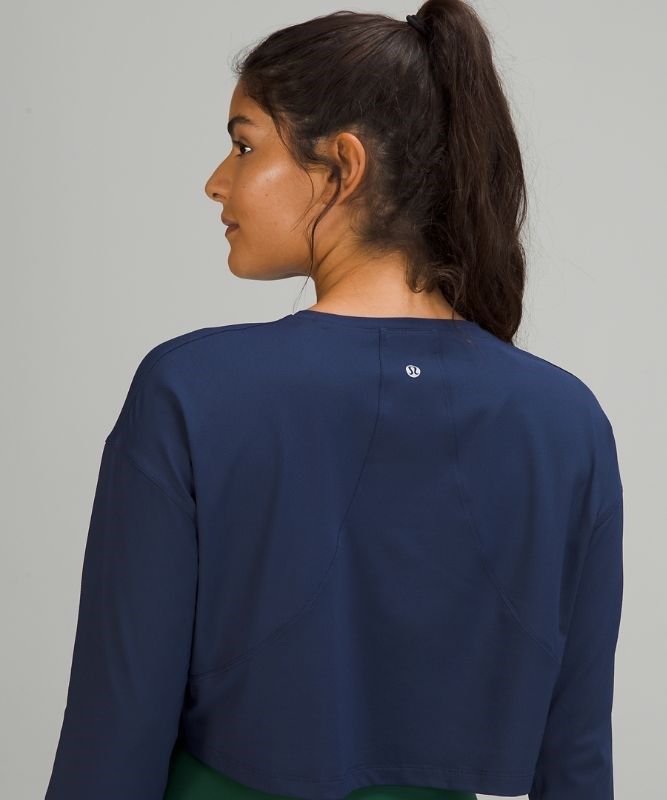Lululemon Muscle Love Long Sleeve Blast Dam Night Sea | YDCR-05394