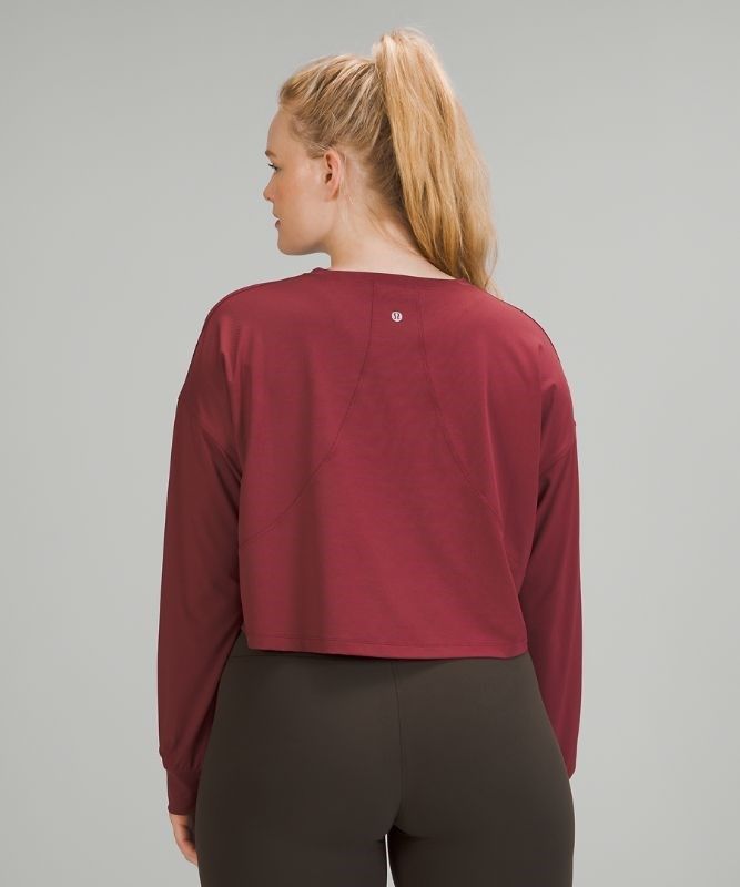 Lululemon Muscle Love Long Sleeve Blast Dam Vinröda | CHBG-29675