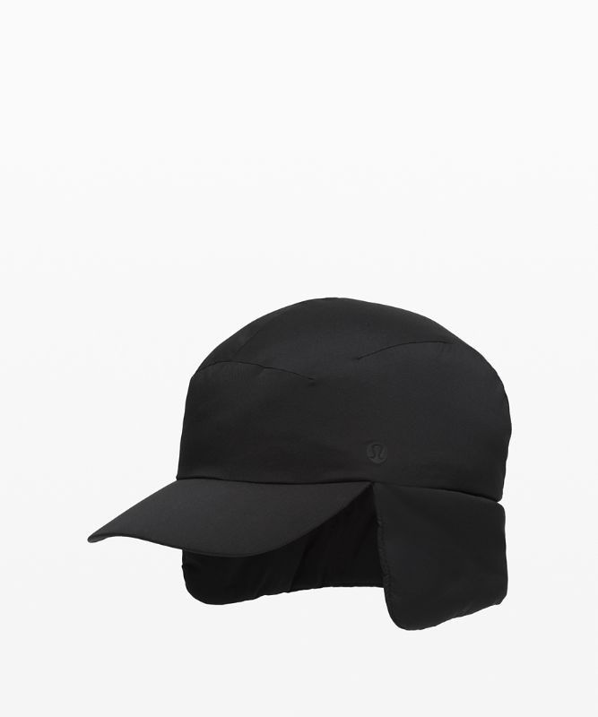 Lululemon Navigation Loft Trapper Hat Hatt Accessories Svarta | VMRY-97482