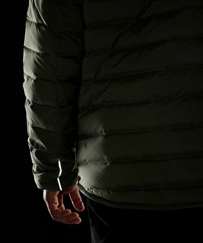 Lululemon Navigation Stretch Down Anorak Jackor Herr Olivgröna | VAEK-01985
