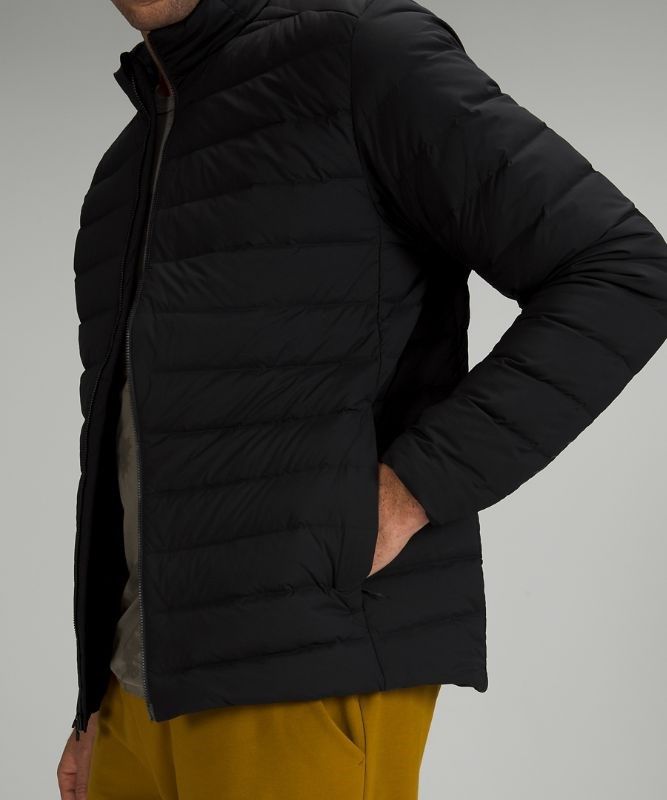 Lululemon Navigation Stretch Down Jacket Jackor Herr Svarta | VQDZ-25176