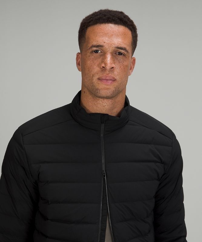 Lululemon Navigation Stretch Down Jacket Jackor Herr Svarta | VQDZ-25176