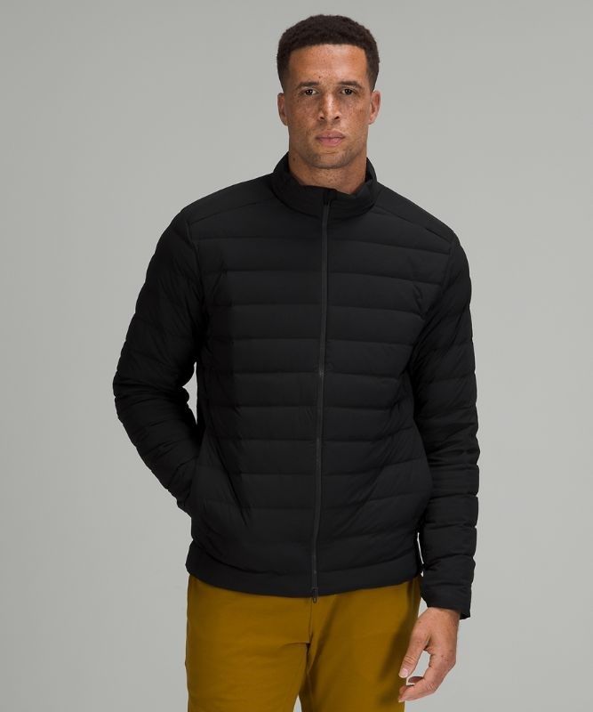 Lululemon Navigation Stretch Down Jacket Jackor Herr Svarta | VQDZ-25176