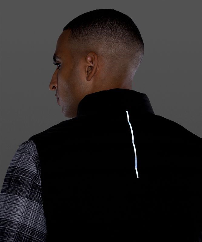 Lululemon Navigation Stretch Down Vest Jackor Herr Svarta | WZXS-80352