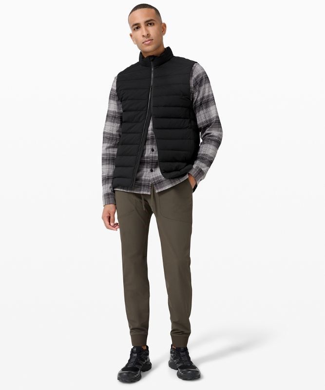 Lululemon Navigation Stretch Down Vest Jackor Herr Svarta | WZXS-80352