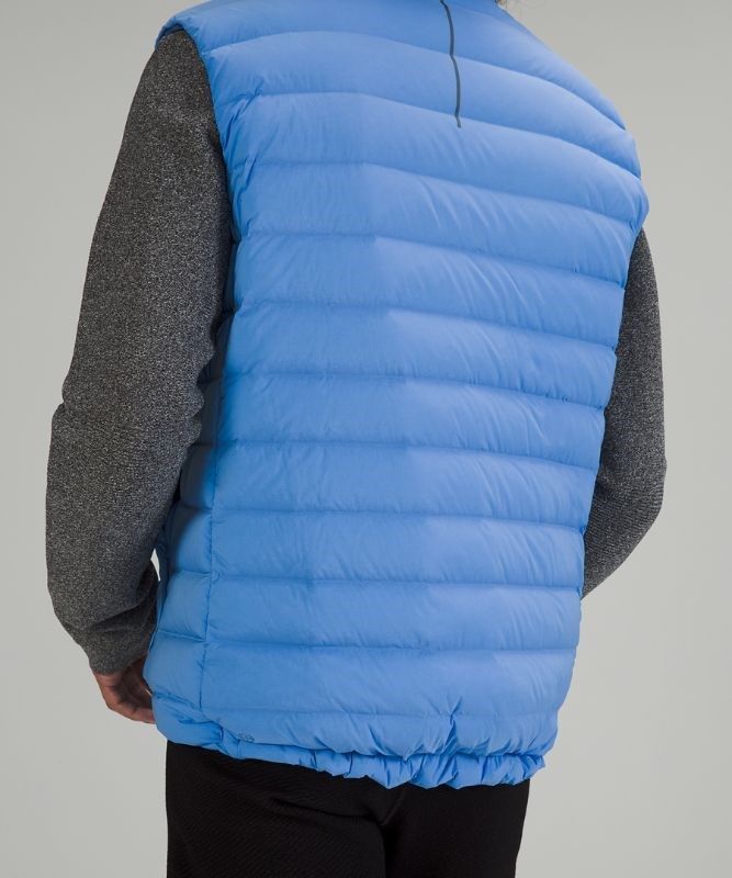 Lululemon Navigation Stretch Down Vest Jackor Herr Blå | THXG-43169