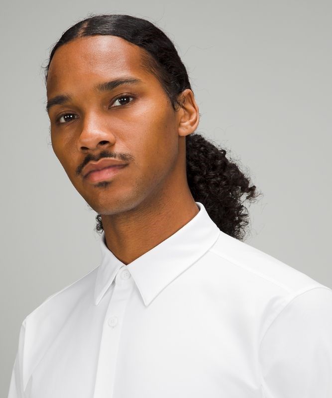 Lululemon New Venture Long Sleeve Shirt Blast Herr Vita | QWYN-01528