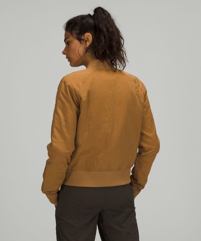 Lululemon Non-Stop Bomber Jackor Dam Beige | OPJR-65017