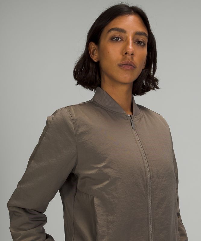 Lululemon Non-Stop Bomber Jackor Dam Rover | TXPD-82954