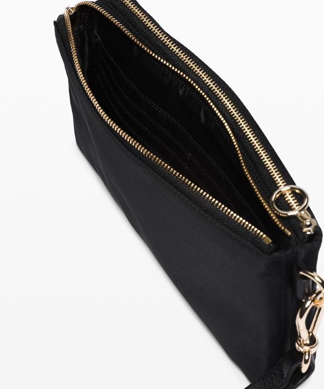 Lululemon Now and Always Pouch Väskor Accessories Svarta Guld | CRFH-48562