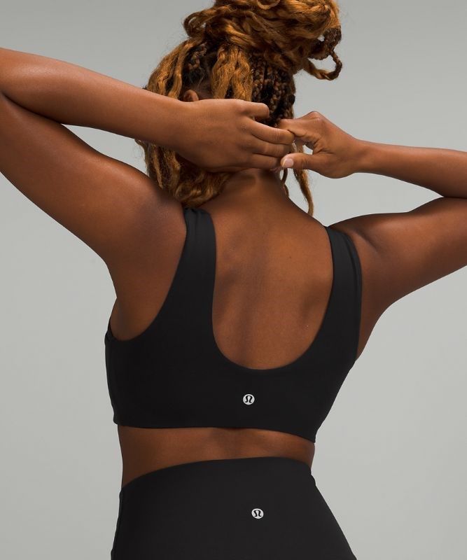 Lululemon Nulu Cross-Front Yoga Bra Light Support Sport BH Dam Svarta | YLEJ-46097