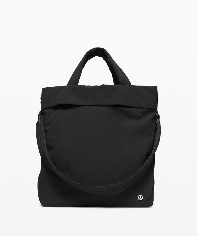 Lululemon On My Level Bag 19L Väskor Accessories Svarta Guld | FCMQ-19543