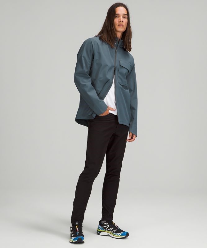 Lululemon Outpour StretchSeal Jacket Jackor Herr Blå | WUDC-46258