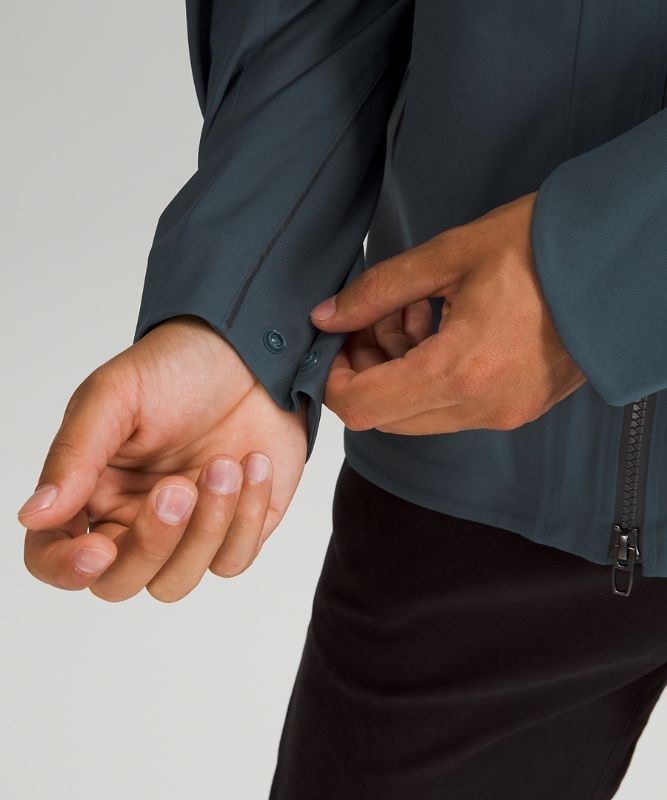Lululemon Outpour StretchSeal Jacket Jackor Herr Blå | WUDC-46258