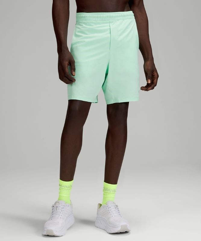 Lululemon Pace Breaker Lined Short 7 Shorts Herr Mintgröna | NLPI-73154