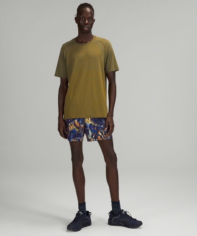 Lululemon Pace Breaker Lined Short 7 Shorts Herr Blå Olika Färger | KDIS-86172