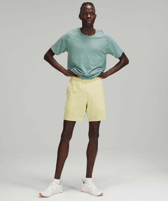 Lululemon Pace Breaker Lined Short 7 Shorts Herr Gröna | BLTO-71269