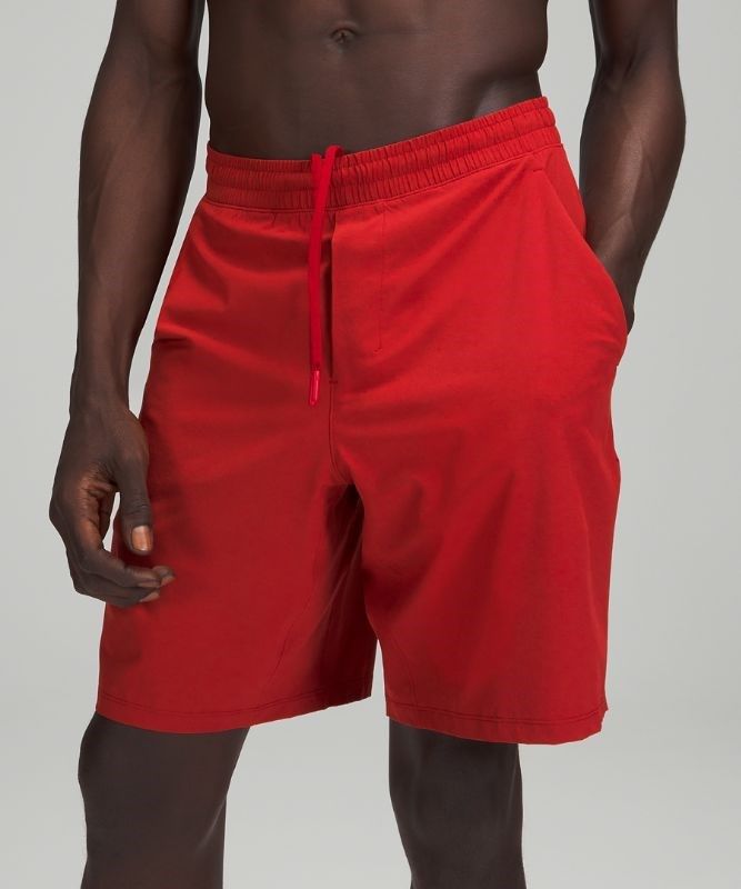 Lululemon Pace Breaker Linerless Short 9 Shorts Herr Röda | KCJL-42389