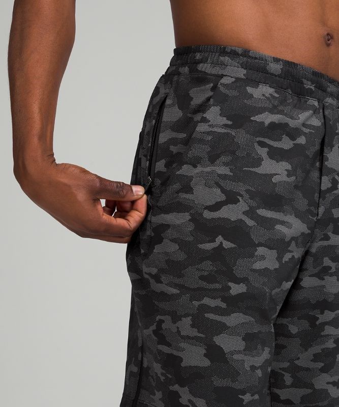 Lululemon Pace Breaker Linerless Short 9 Shorts Herr Camo Svarta | ILTG-03614