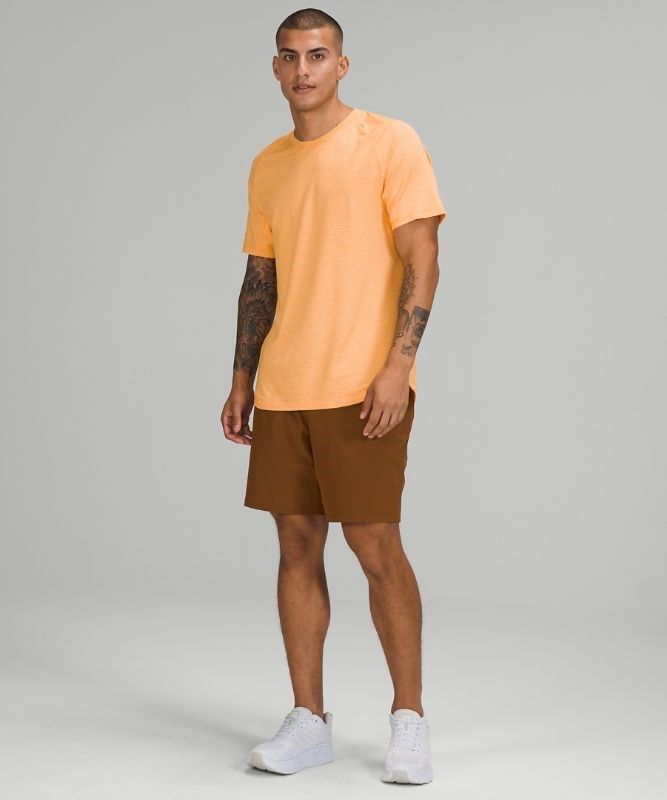Lululemon Pace Breaker Linerless Short 9 Shorts Herr Koppar Bruna | GUPL-85014