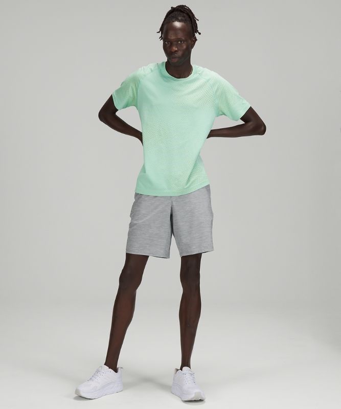 Lululemon Pace Breaker Linerless Short 9 Shorts Herr Ljusblå Ljus | FMUZ-78015