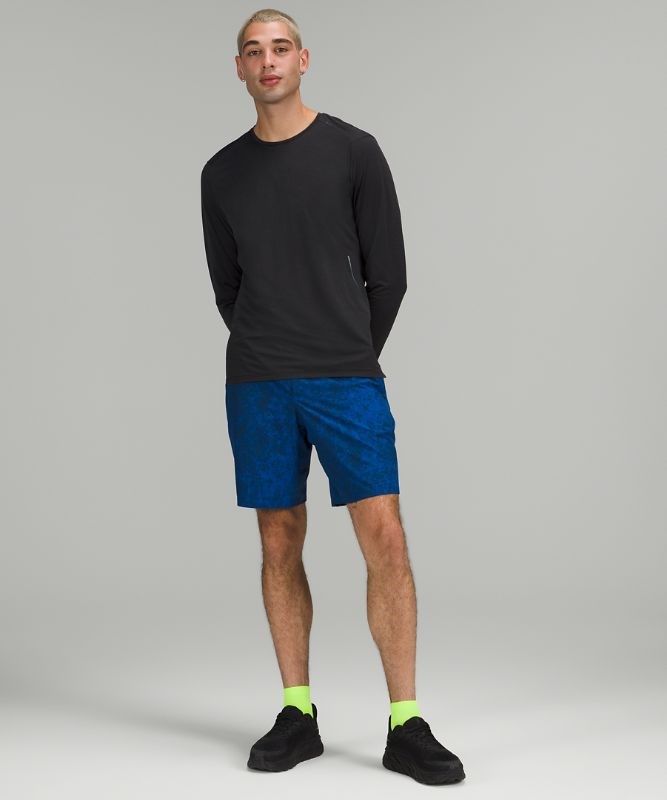 Lululemon Pace Breaker Linerless Short 9 Shorts Herr Blå Marinblå | ERWO-97041