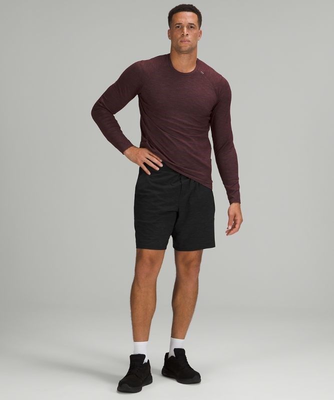 Lululemon Pace Breaker Linerless Short 9 Shorts Herr Svarta | TUPE-37450