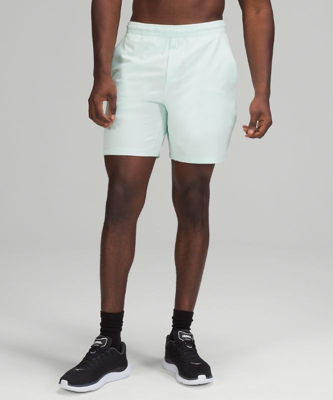 Lululemon Pace Breaker Short 7 LL Shorts Herr Mintgröna | KOXC-97124