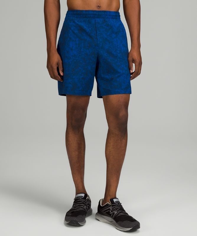 Lululemon Pace Breaker Short 7 LL Shorts Herr Blå Marinblå | ZHFY-13458