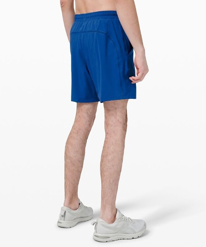 Lululemon Pace Breaker Short 7 New Liner Fit Shorts Herr Blå | IZMO-40867