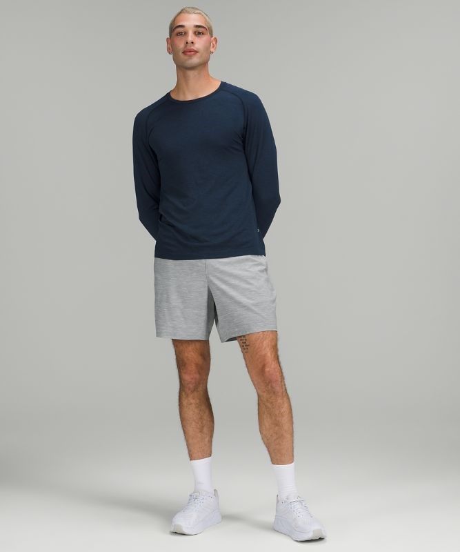 Lululemon Pace Breaker Short 7 New Liner Fit Shorts Herr Ljusblå Ljus | IFPT-46913