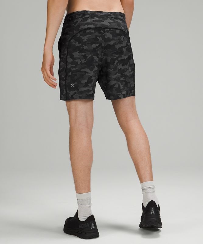 Lululemon Pace Breaker Short 7 New Liner Fit Shorts Herr Camo Svarta | AVYT-79652