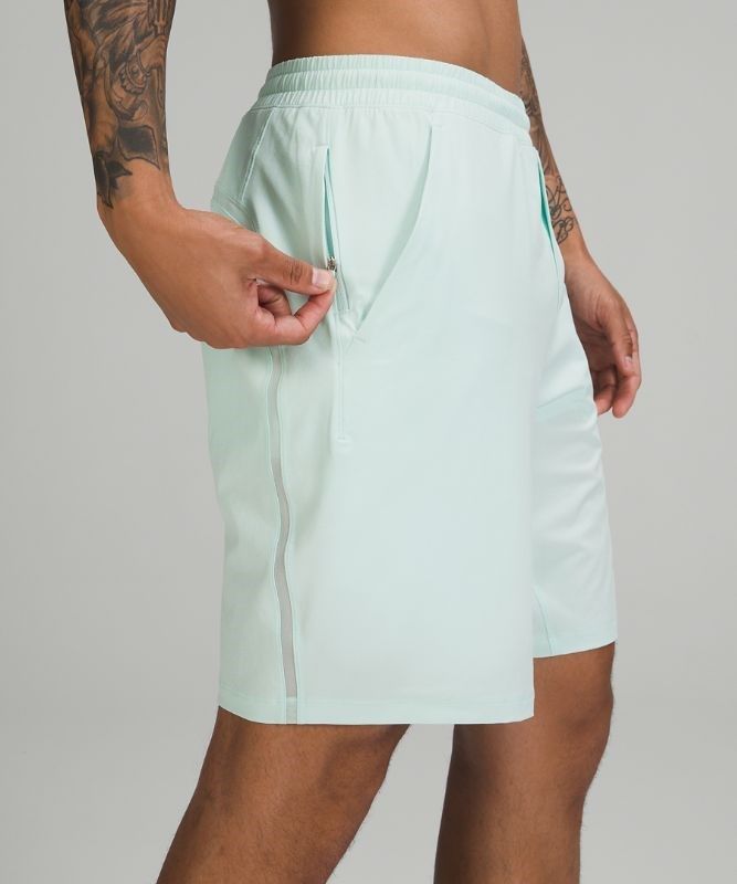 Lululemon Pace Breaker Short 9 Lined Shorts Herr Mintgröna | IFEG-69380