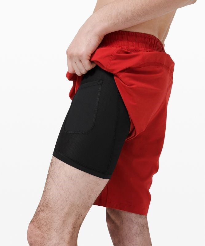 Lululemon Pace Breaker Short 9 Lined Shorts Herr Röda | FBKV-27804