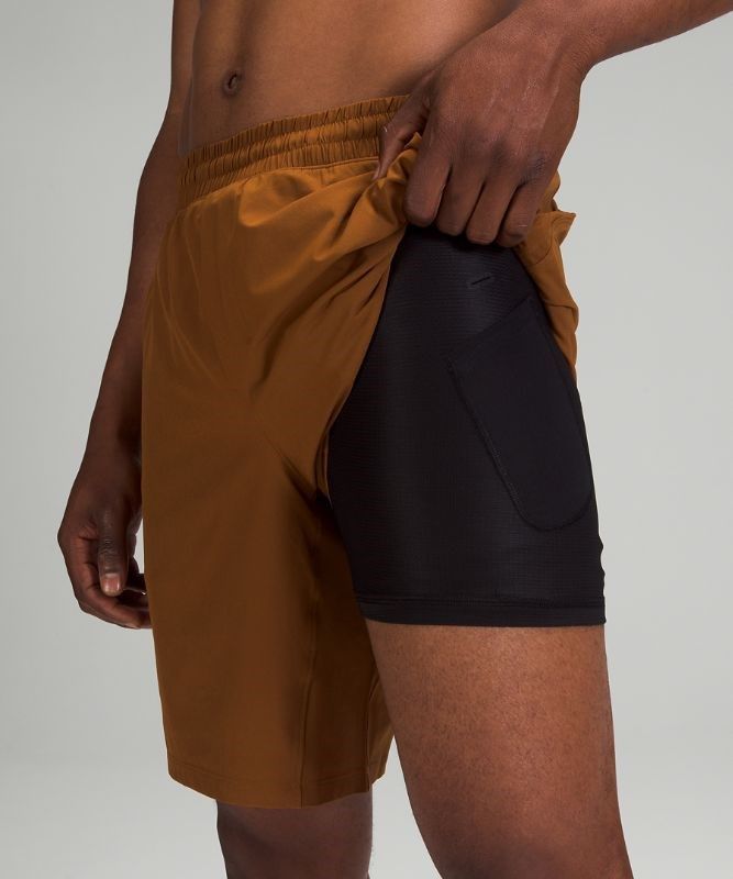 Lululemon Pace Breaker Short 9 Lined Shorts Herr Koppar Bruna | ENOK-81576