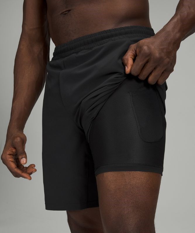 Lululemon Pace Breaker Short 9 Lined Shorts Herr Svarta | CGJV-10579