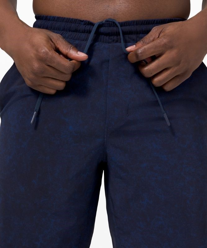 Lululemon Pace Breaker Short 9 Lined Shorts Herr Marinblå Olika Färger | WPRZ-96401